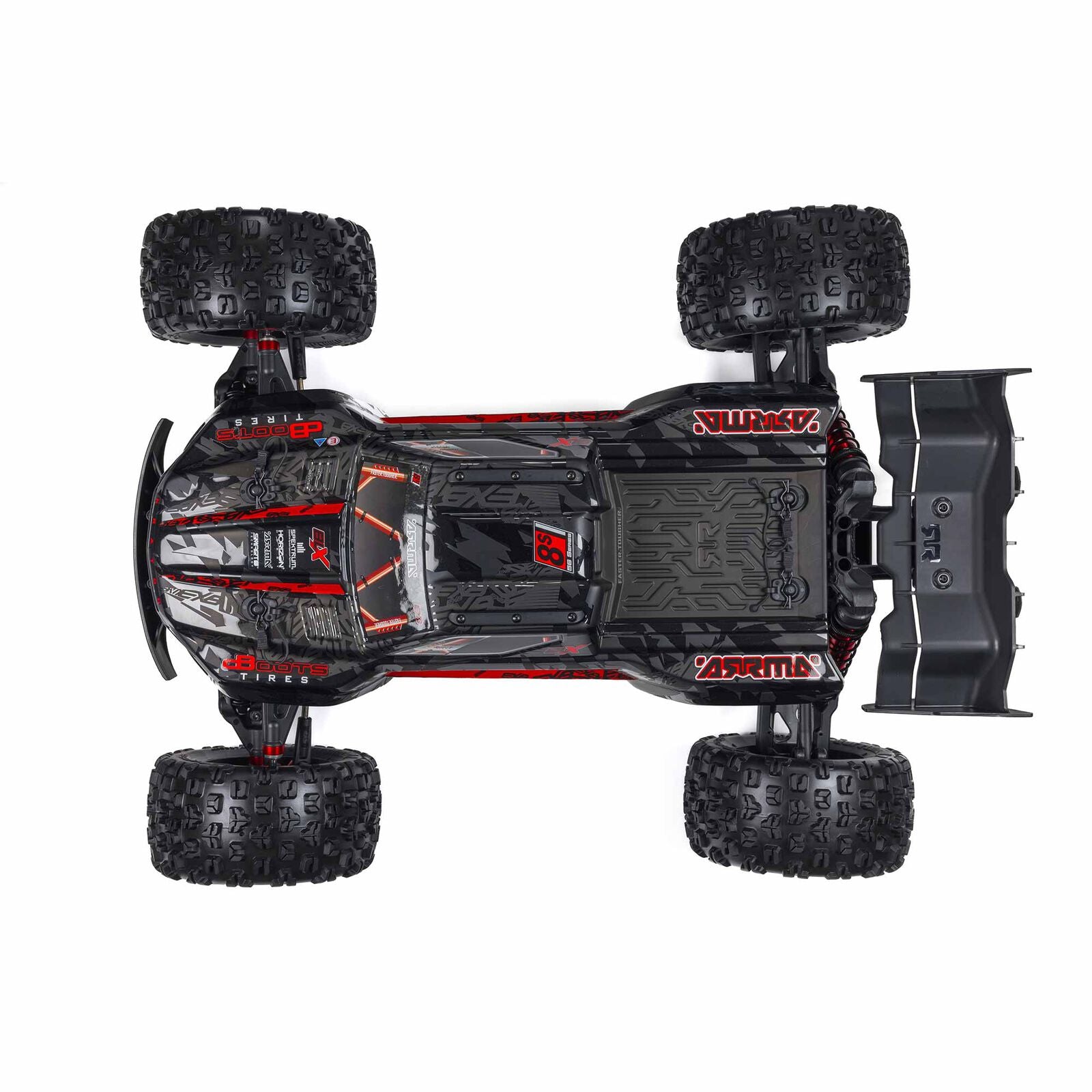 Arrma 1/5 Kraton V2 4X4 8S BLX EXB Brushless RTR, Black ARA5808V2T1