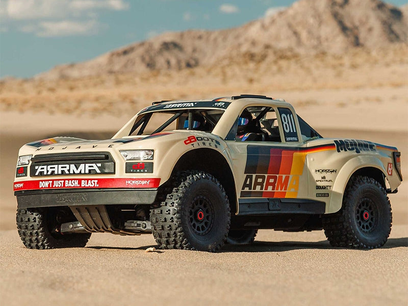 Arrma 1/7 Mojave 6S 4X4 RTR Brushless Desert Truck, beige