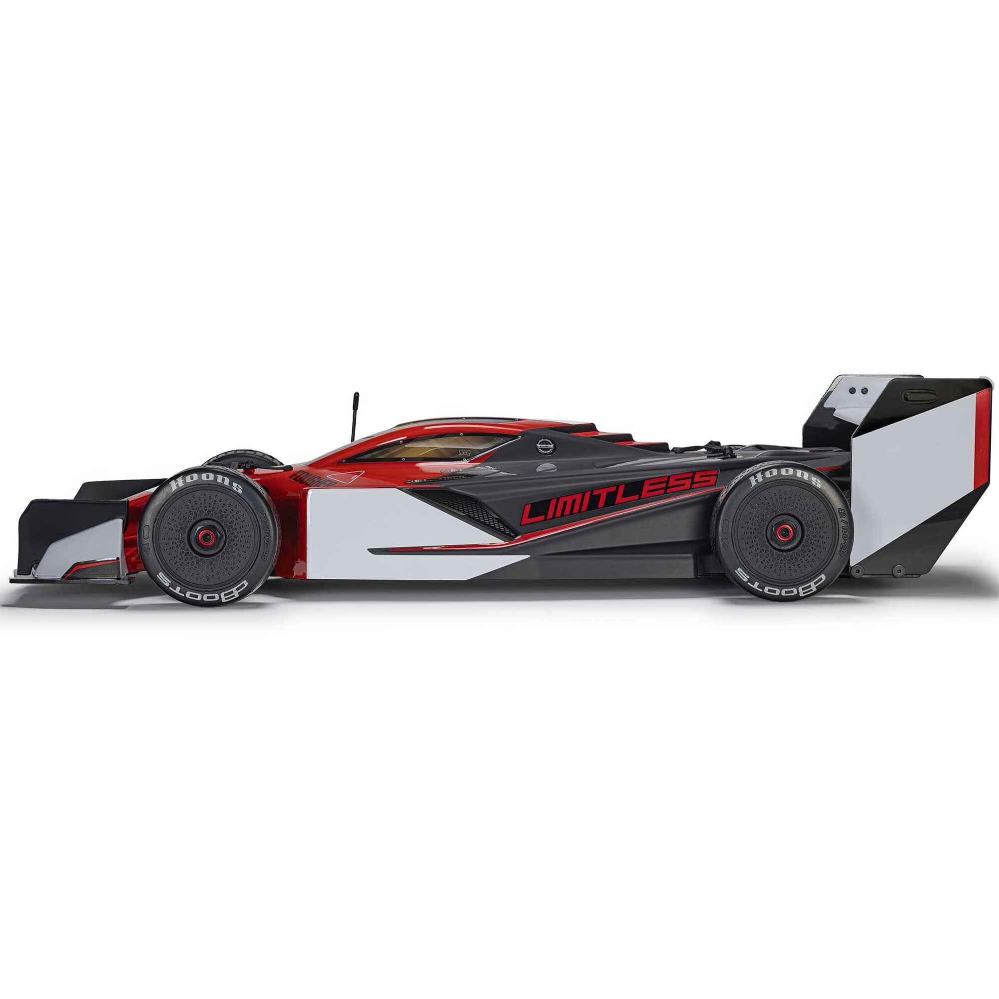 Formule 1 Limitless ARRMA 1/7 8S AVC 4X4 RTR Brushless Rouge/Noir - ARA7816T1