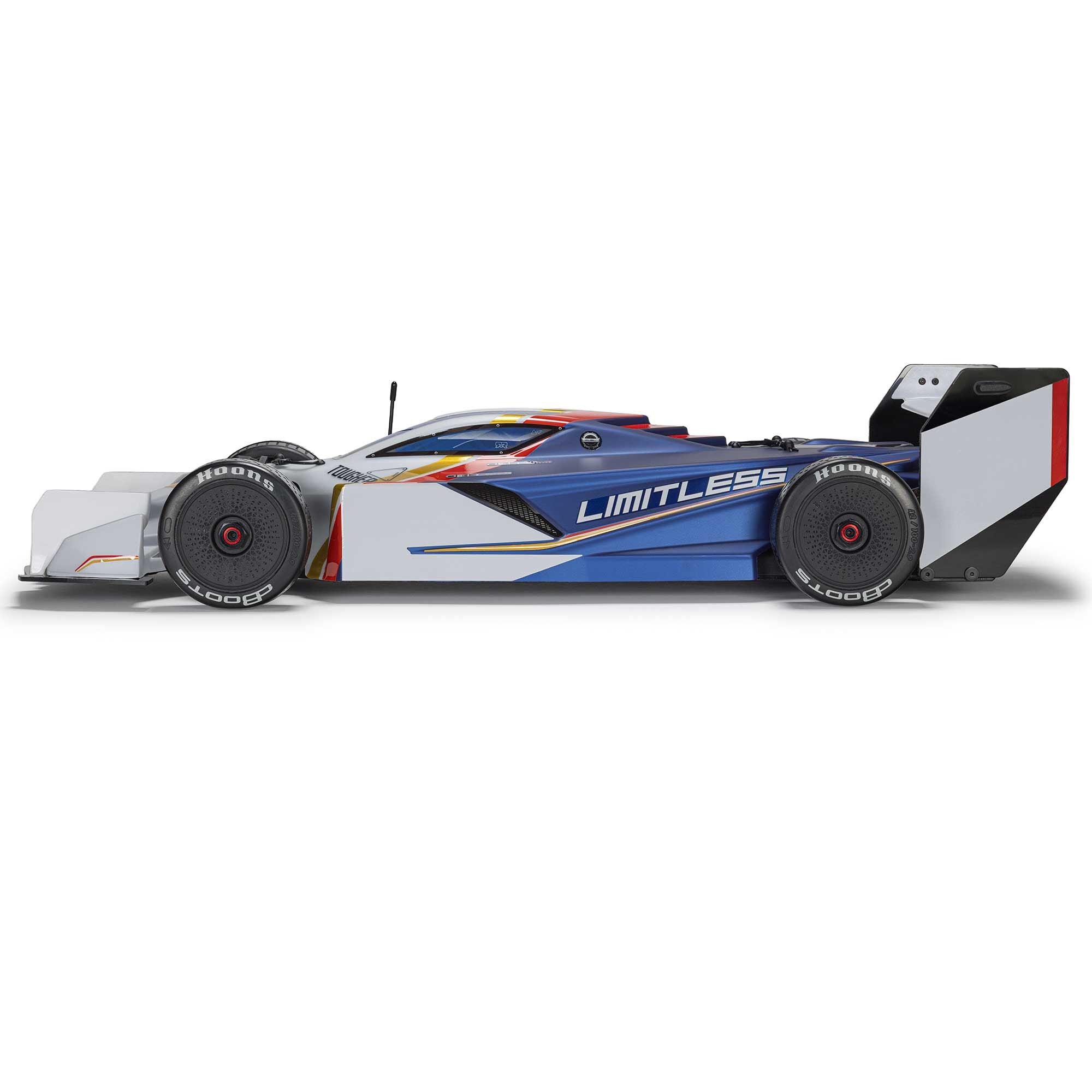 Formule 1 Limitless ARRMA 1/7 8S AVC 4X4 RTR Brushless Blanc/Bleu - ARA7816T2
