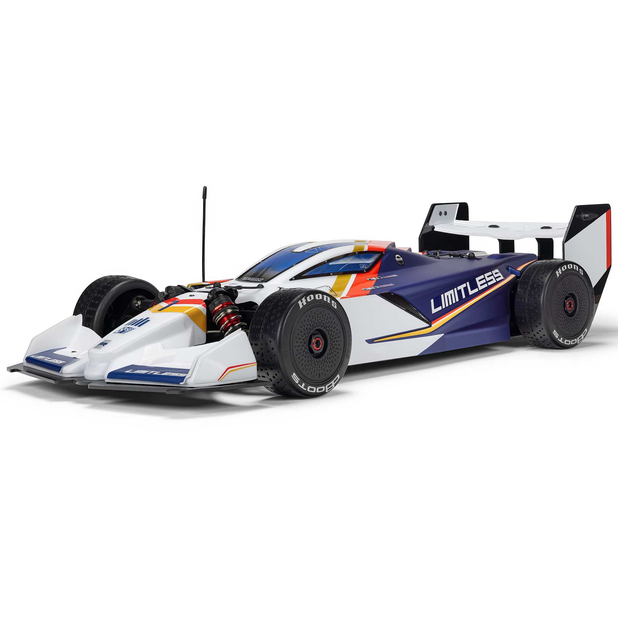 Formule 1 Limitless ARRMA 1/7 8S AVC 4X4 RTR Brushless Blanc/Bleu - ARA7816T2