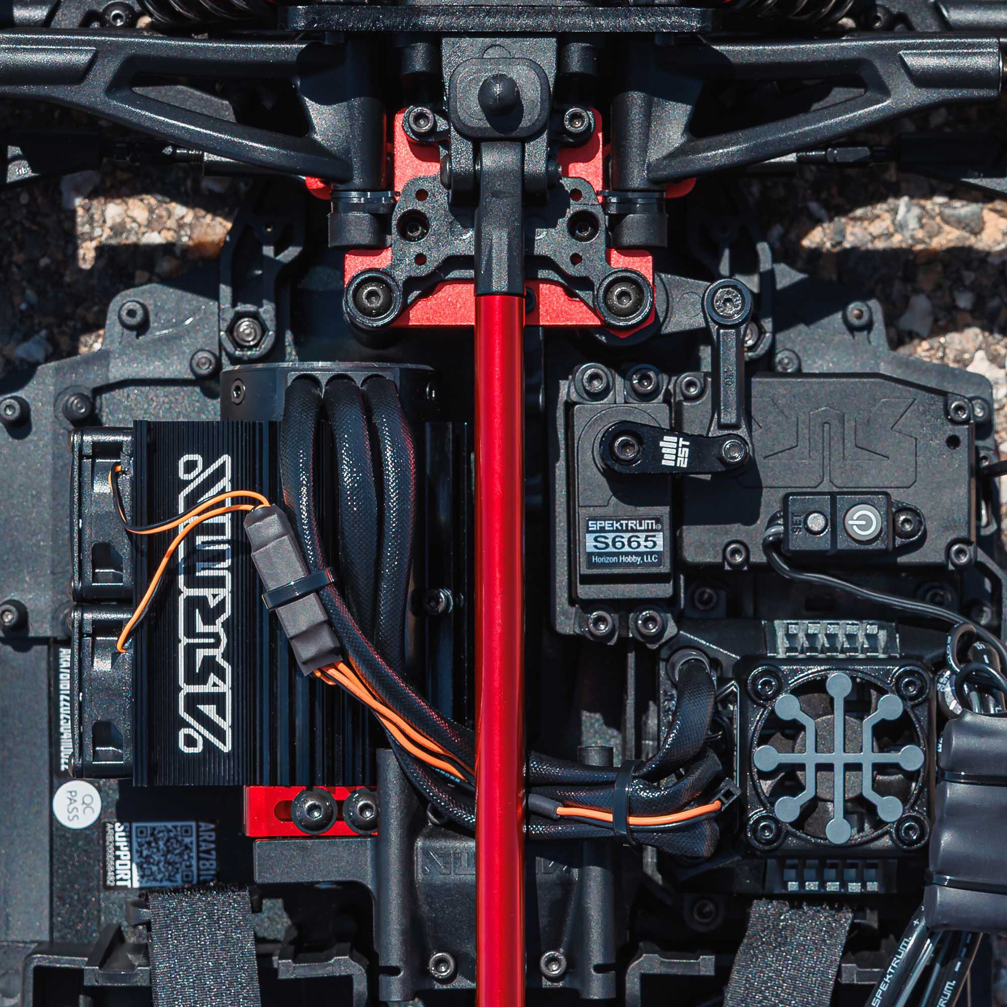 Formule 1 Limitless ARRMA 1/7 8S AVC 4X4 RTR Brushless Rouge/Noir - ARA7816T1
