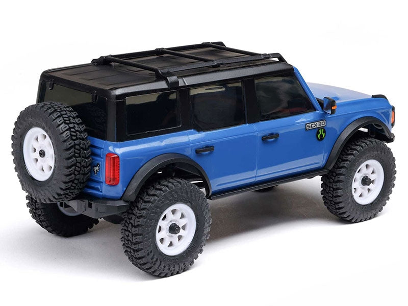 Crawler 1/30 Ford Bronco 4X4 RTR SCX30 bleu - AXI-2048T1