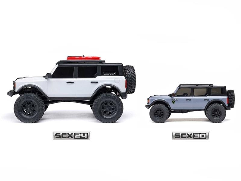 Crawler 1/30 Ford Bronco 4X4 RTR SCX30 bleu - AXI-2048T1