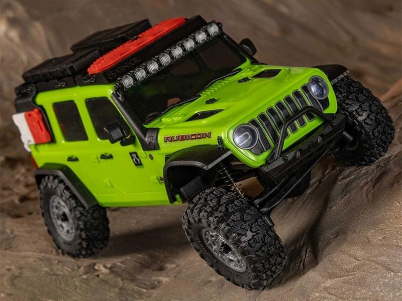 Crawler 1/30 Jeep Wrangler JLU 4X4 RTR SCX30 vert - AXI-2261T1