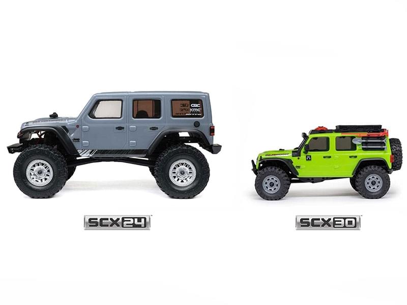 Crawler 1/30 Jeep Wrangler JLU 4X4 RTR SCX30 vert - AXI-2261T1