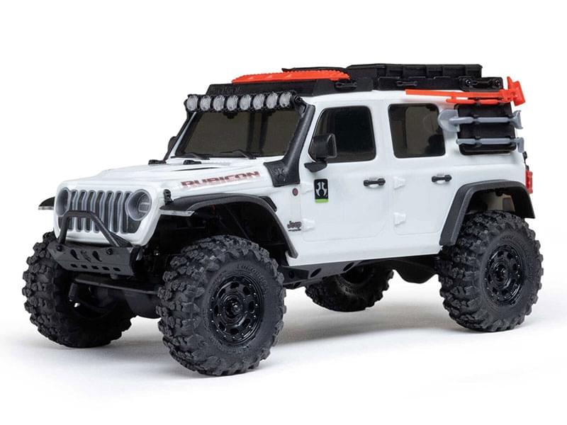 Crawler 1/30 Jeep Wrangler JLU 4X4 RTR SCX30 blanc - AXI-2261T2