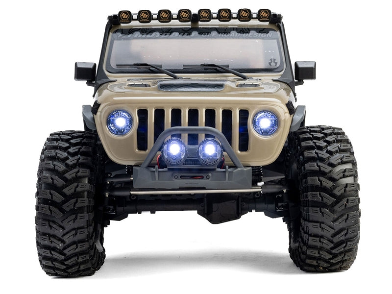 Axial 1/10 SCX10 III Motobilt Waypoint Jeep JT Gladiator 4X4 RTR beige