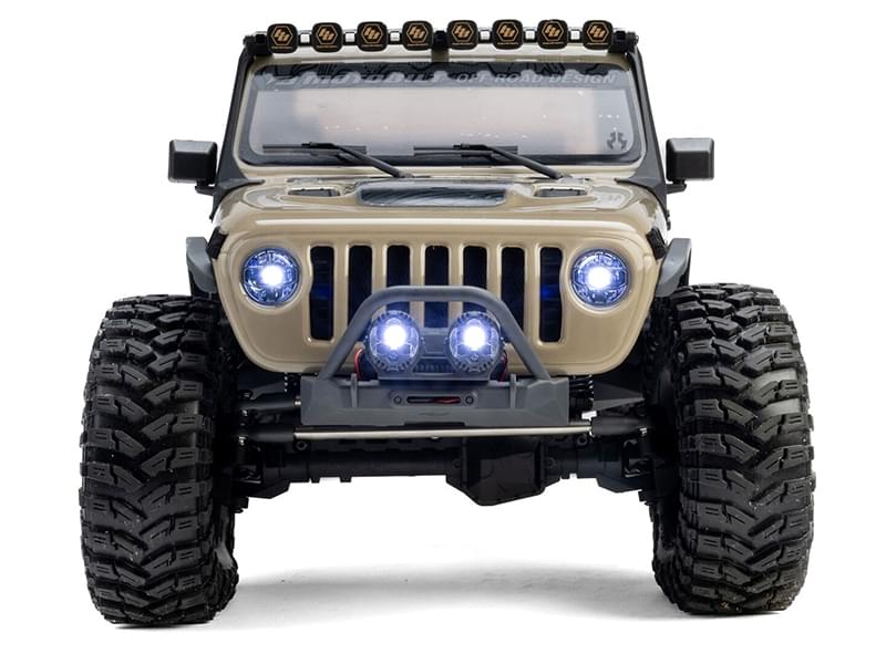 Axial 1/10 SCX10 III Motobilt Waypoint Jeep JT Gladiator 4X4 RTR beige