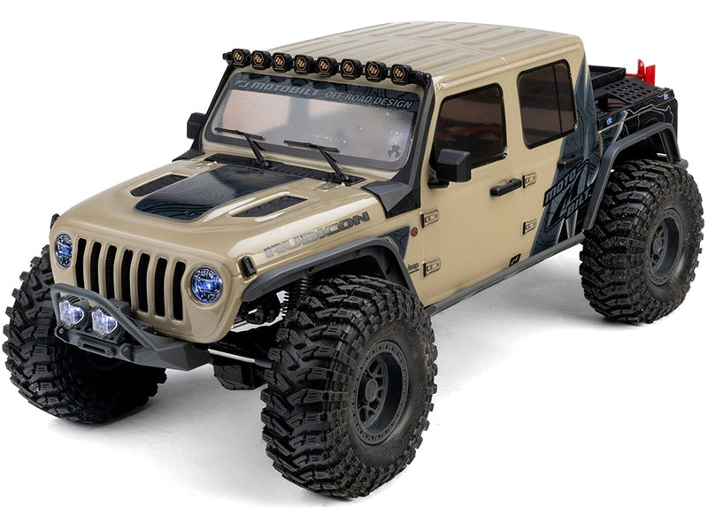 Axial 1/10 SCX10 III Motobilt Waypoint Jeep JT Gladiator 4X4 RTR beige