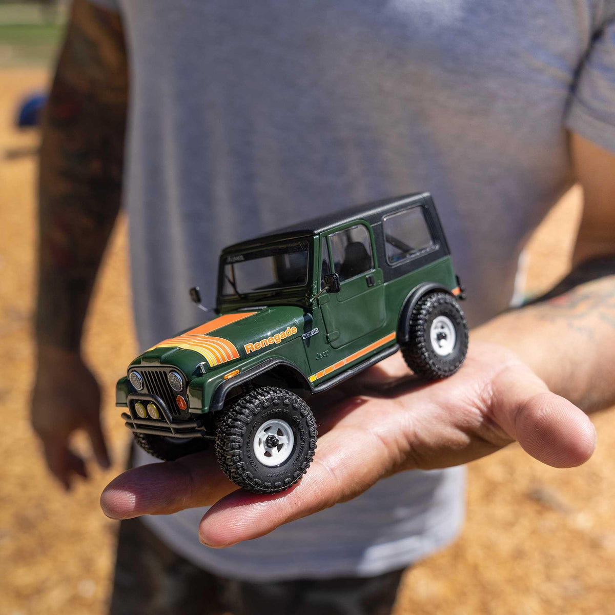 Crawler RC Axial SCX30 Jeep CJ-7 GenRight 1/30 4x4 RTR vert – AXI-3273T2