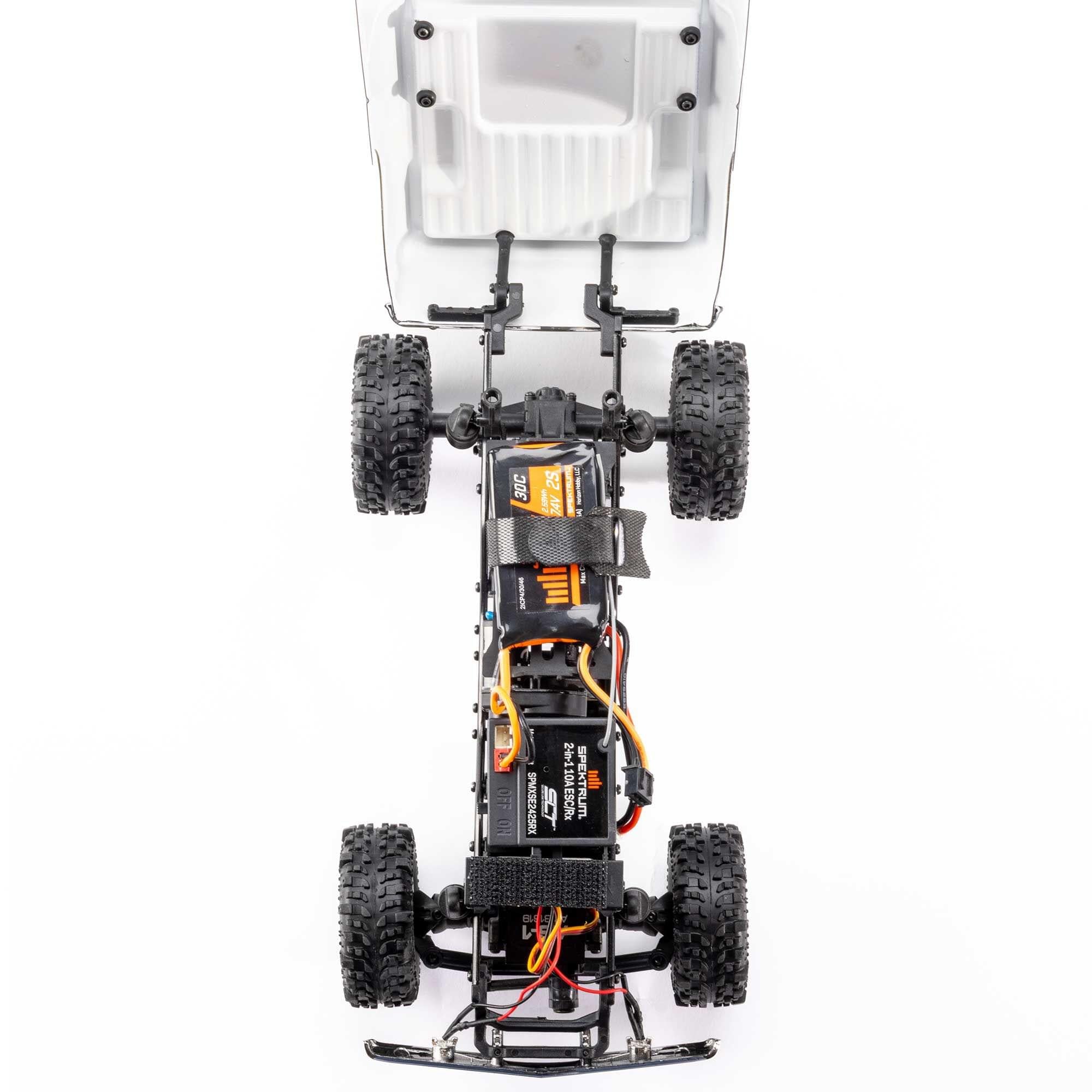 Crawler 1/24 SCX24 1967-1972 Chevrolet C10 4WD 4X4 RTR orange - Breizh Modélisme.