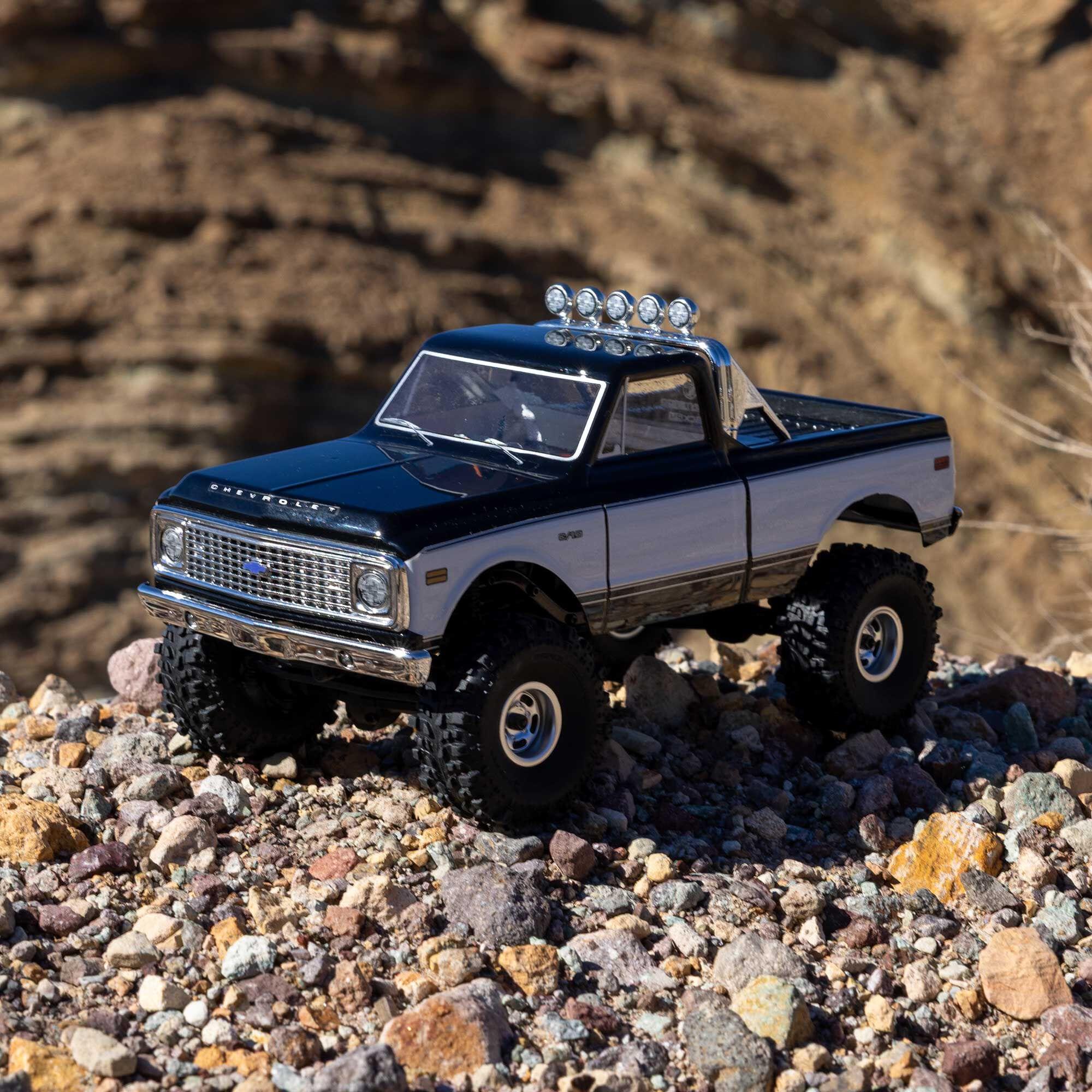 Crawler 1/24 SCX24 1967-1972 Chevrolet C10 4WD 4X4 RTR orange - Breizh Modélisme.