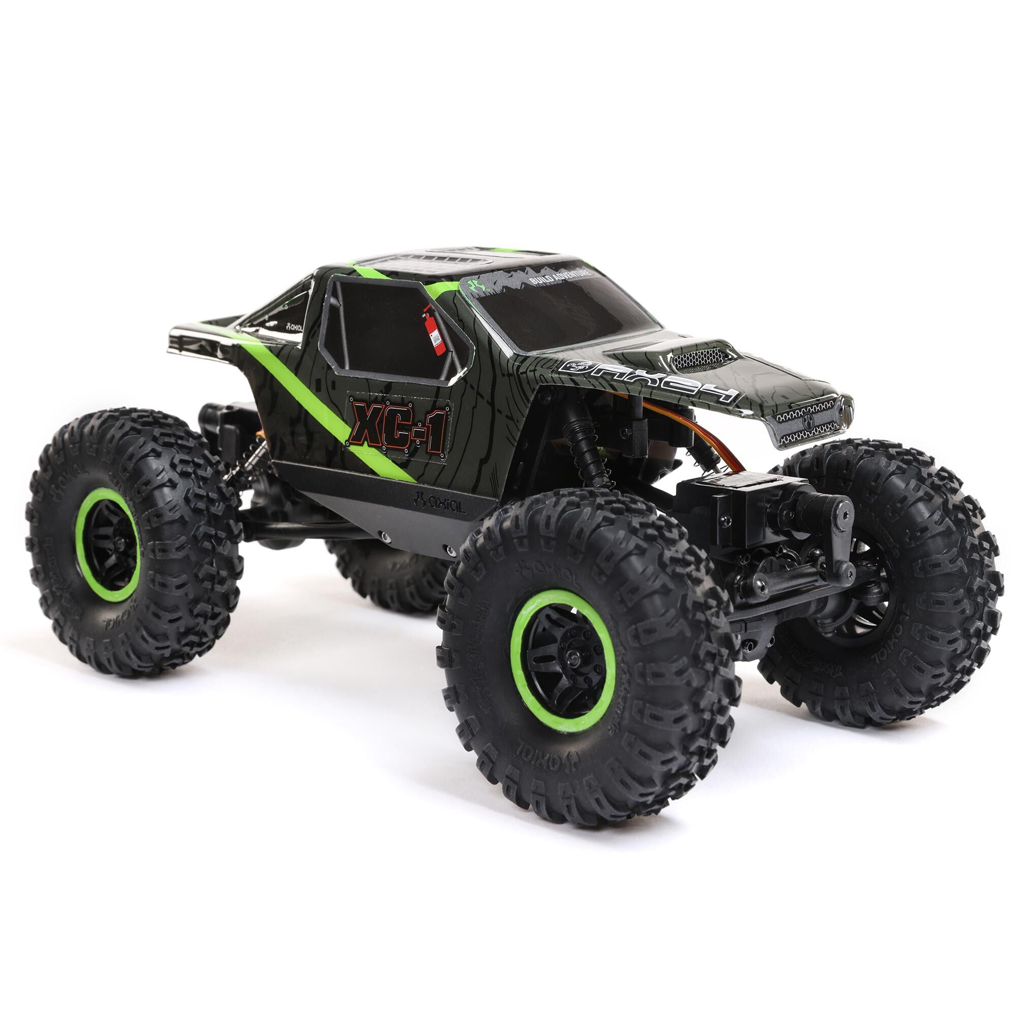 Mini rock crawler tout-terrain 4x4 AX24 XC-1 4WS RTR 1/24 vert - AXI00003T1