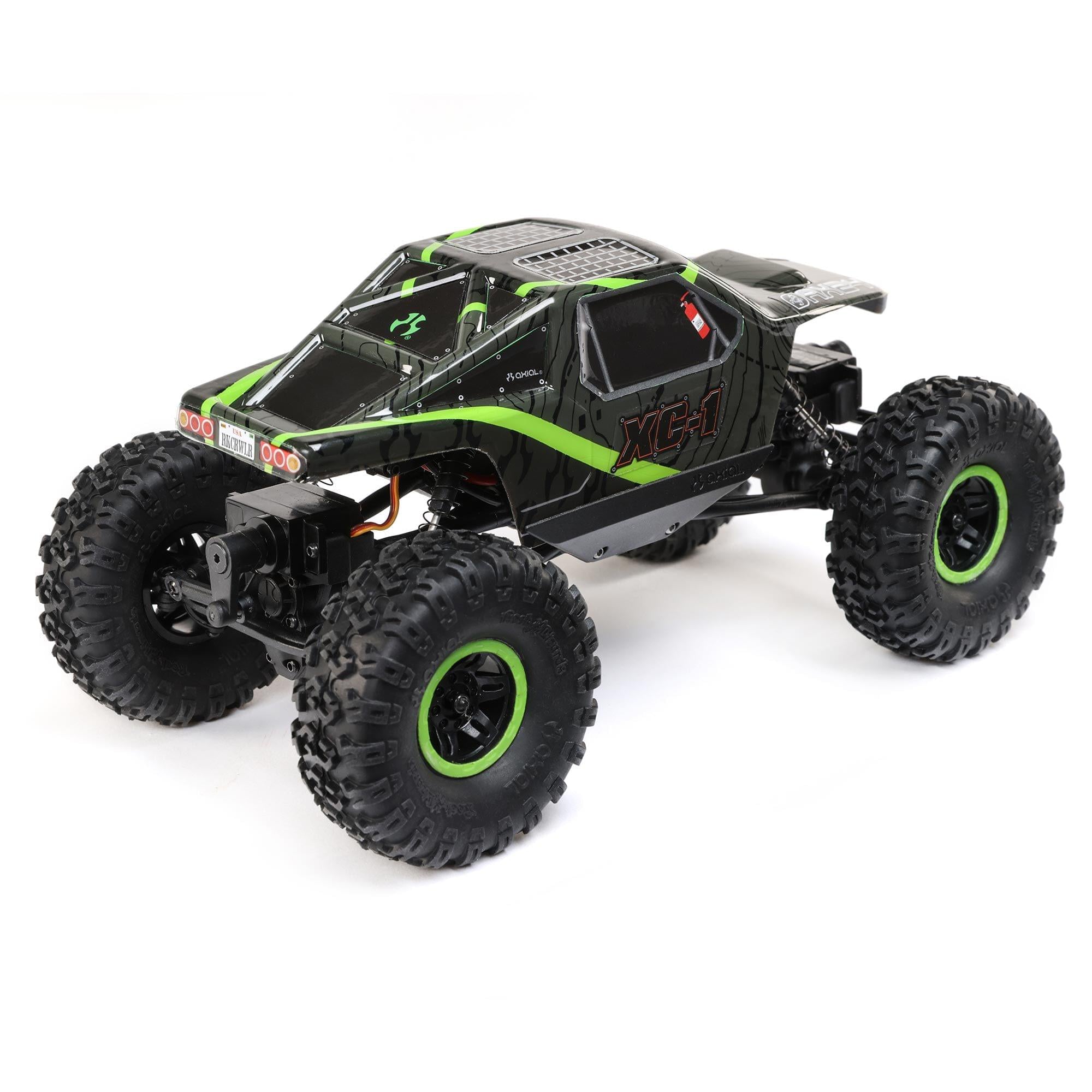 Mini rock crawler tout-terrain 4x4 AX24 XC-1 4WS RTR 1/24 vert - AXI00003T1
