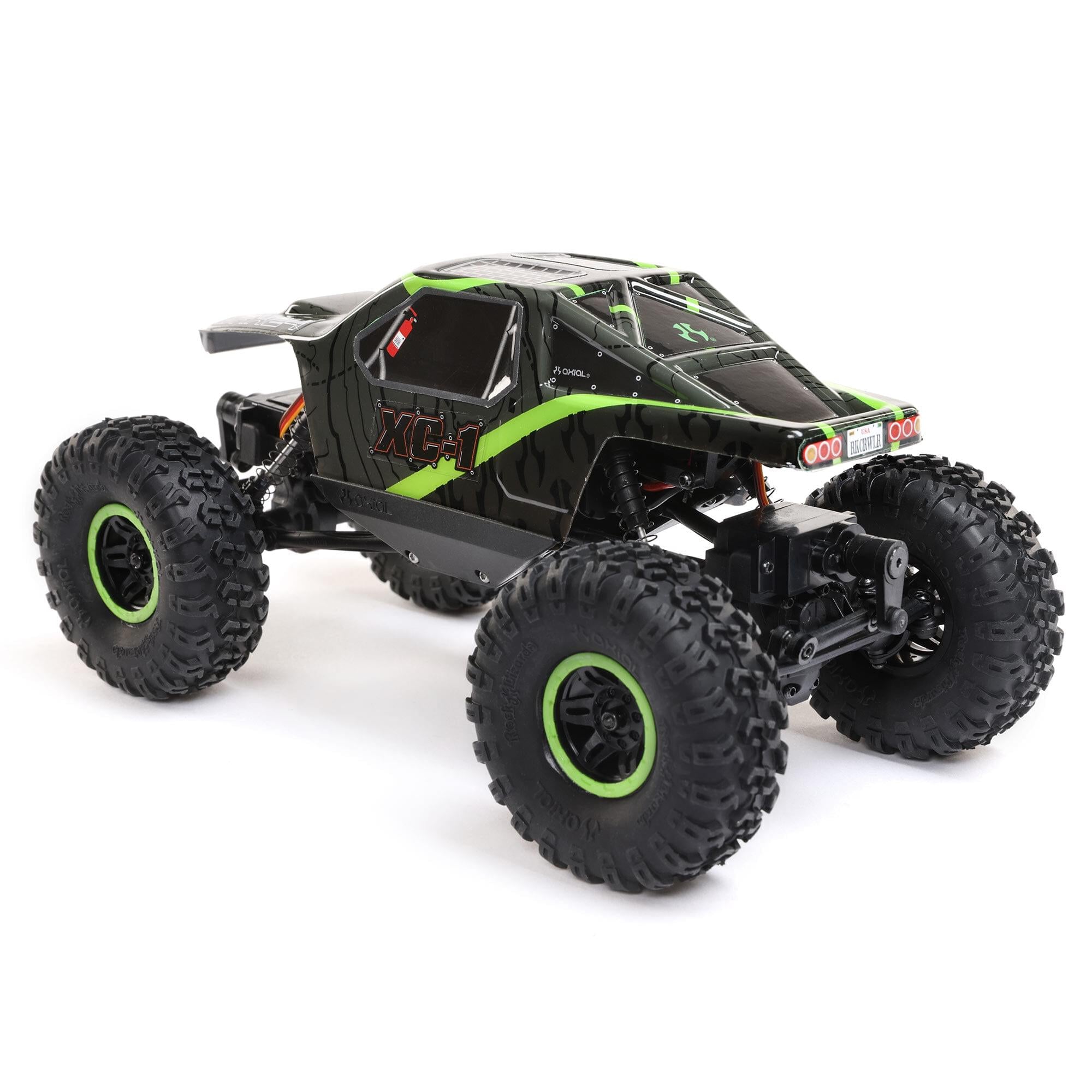 Mini rock crawler tout-terrain 4x4 AX24 XC-1 4WS RTR 1/24 vert - AXI00003T1