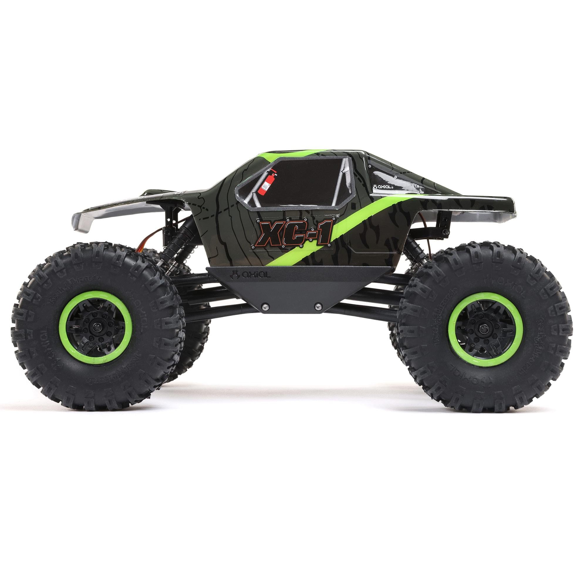 Mini rock crawler tout-terrain 4x4 AX24 XC-1 4WS RTR 1/24 vert - AXI00003T1