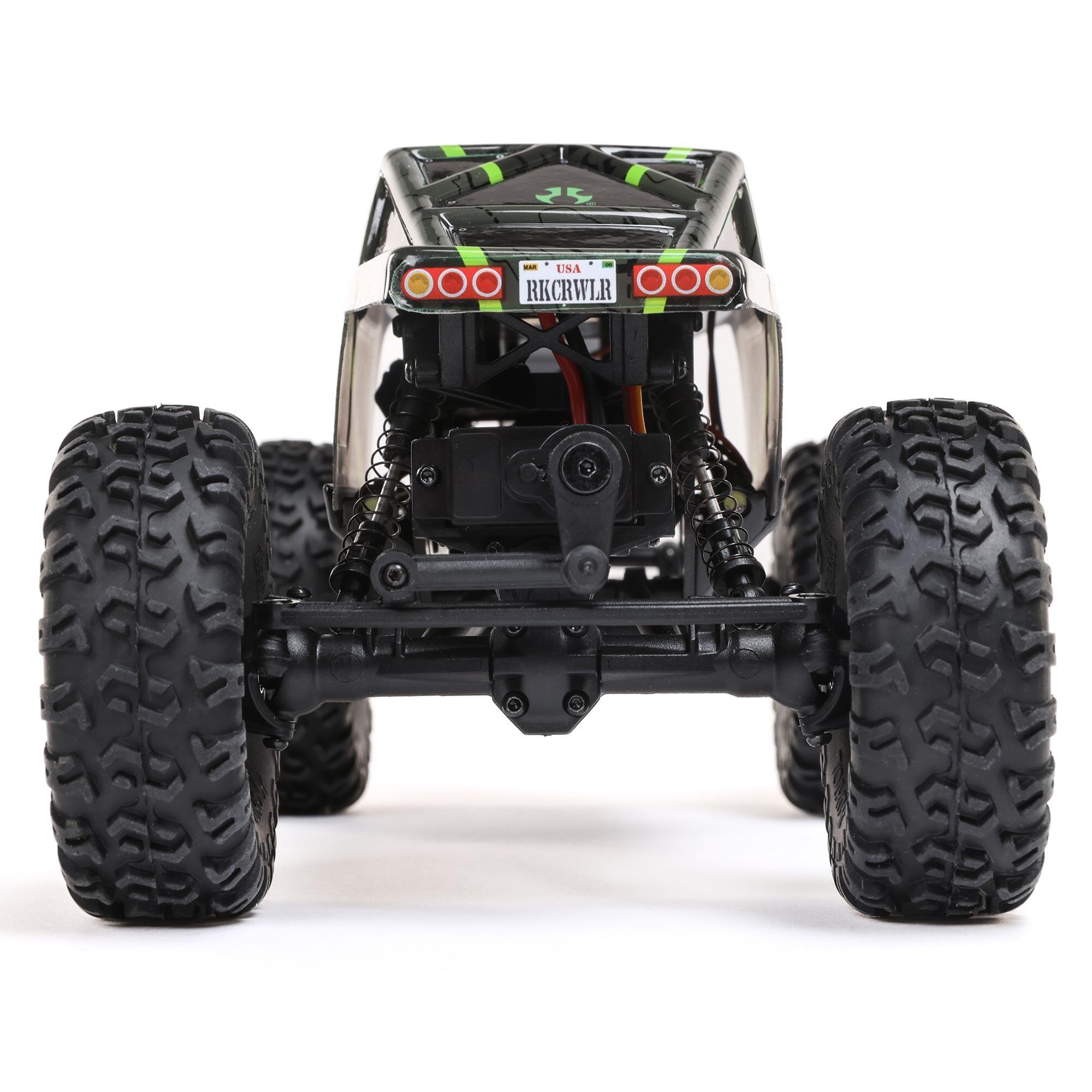 Mini rock crawler tout-terrain 4x4 AX24 XC-1 4WS RTR 1/24 vert - AXI00003T1