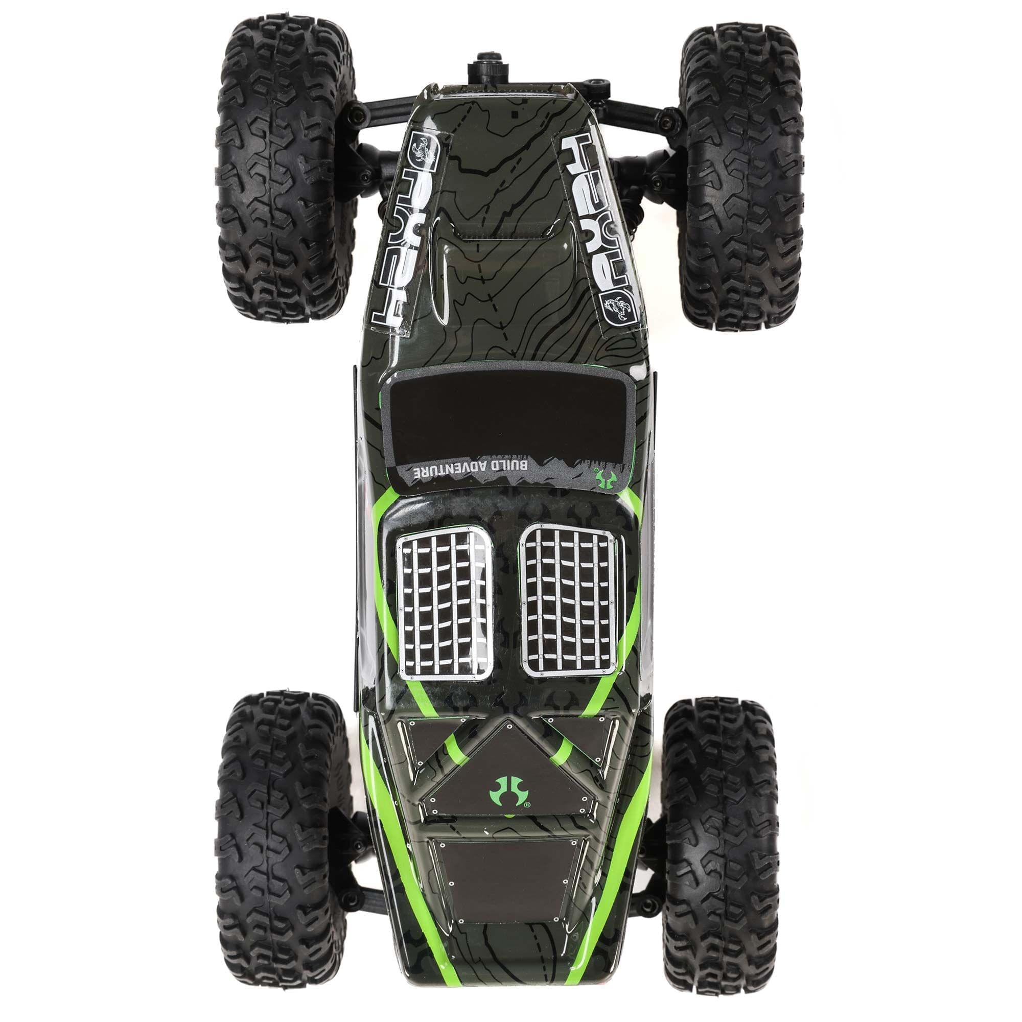 Mini rock crawler tout-terrain 4x4 AX24 XC-1 4WS RTR 1/24 vert - AXI00003T1