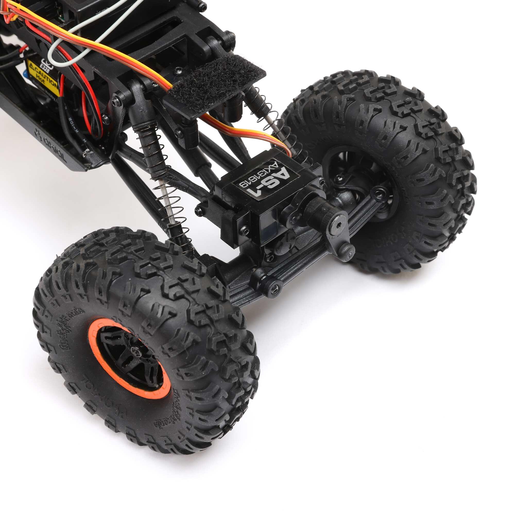 Mini rock crawler tout-terrain 4x4 AX24 XC-1 4WS RTR 1/24 vert - AXI00003T1