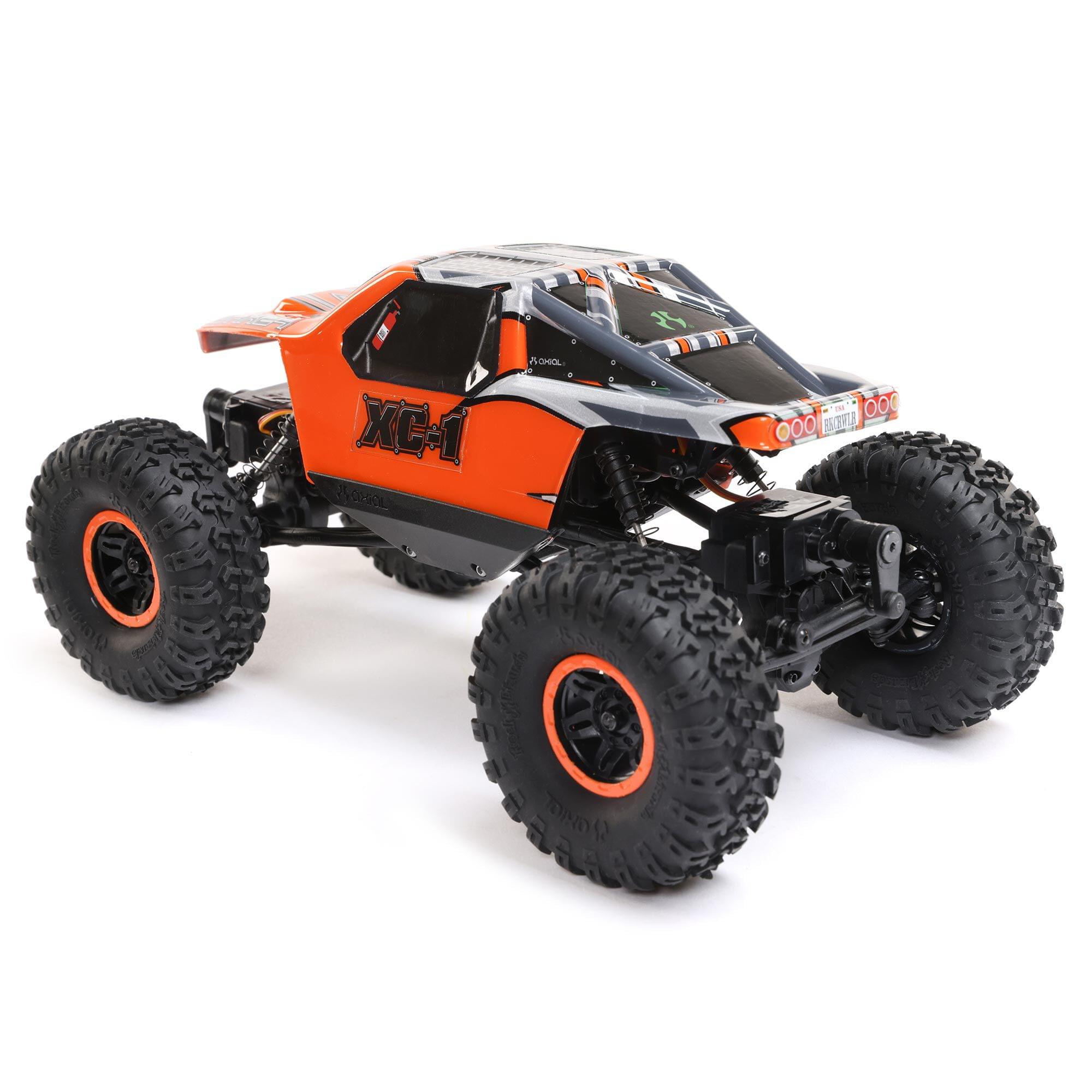 Mini rock crawler tout-terrain 4x4 AX24 XC-1 4WS RTR 1/24 orange - AXI00003T2
