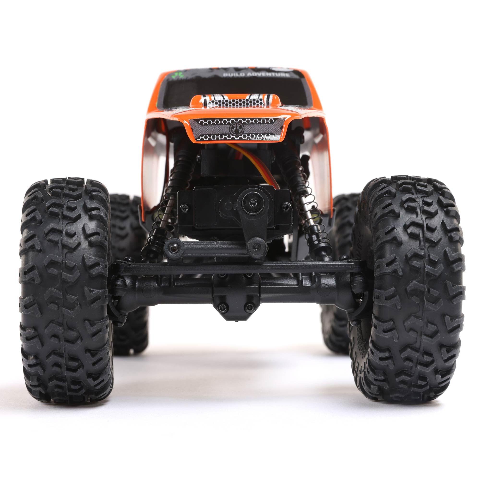 Mini rock crawler tout-terrain 4x4 AX24 XC-1 4WS RTR 1/24 orange - AXI00003T2