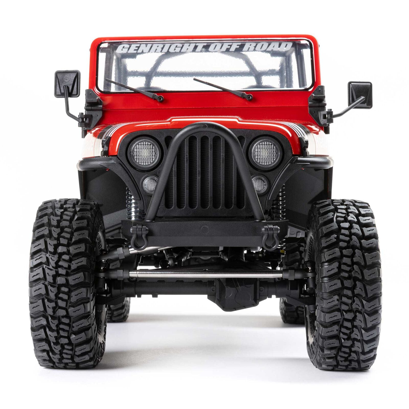 Crawler Axial 1/10 SCX10 III Jeep CJ-7 4WD charbon RTR - rouge AXI03008V2T1 - Breizh Modélisme.