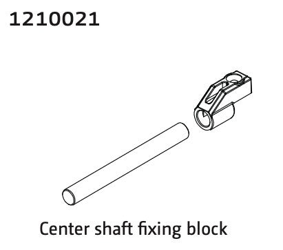 Arbre central en aluminium et support de montage Neon Buggy - 1210021