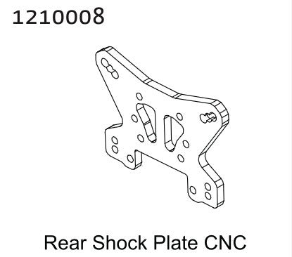 Support d'amortisseur arrière en aluminium Neon Buggy - 1210008