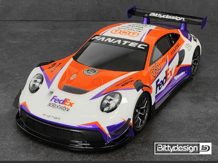 Carrosserie transparente P-GT3R 1/10 GT 190 mm - BDGT-190PGT3R - Breizh Modélisme.