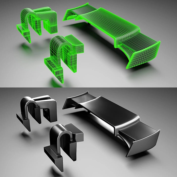 Carrosserie transparente 1/18 TRAXXAS TRX-4M W464 prédécoupée - BDTRX-18W464