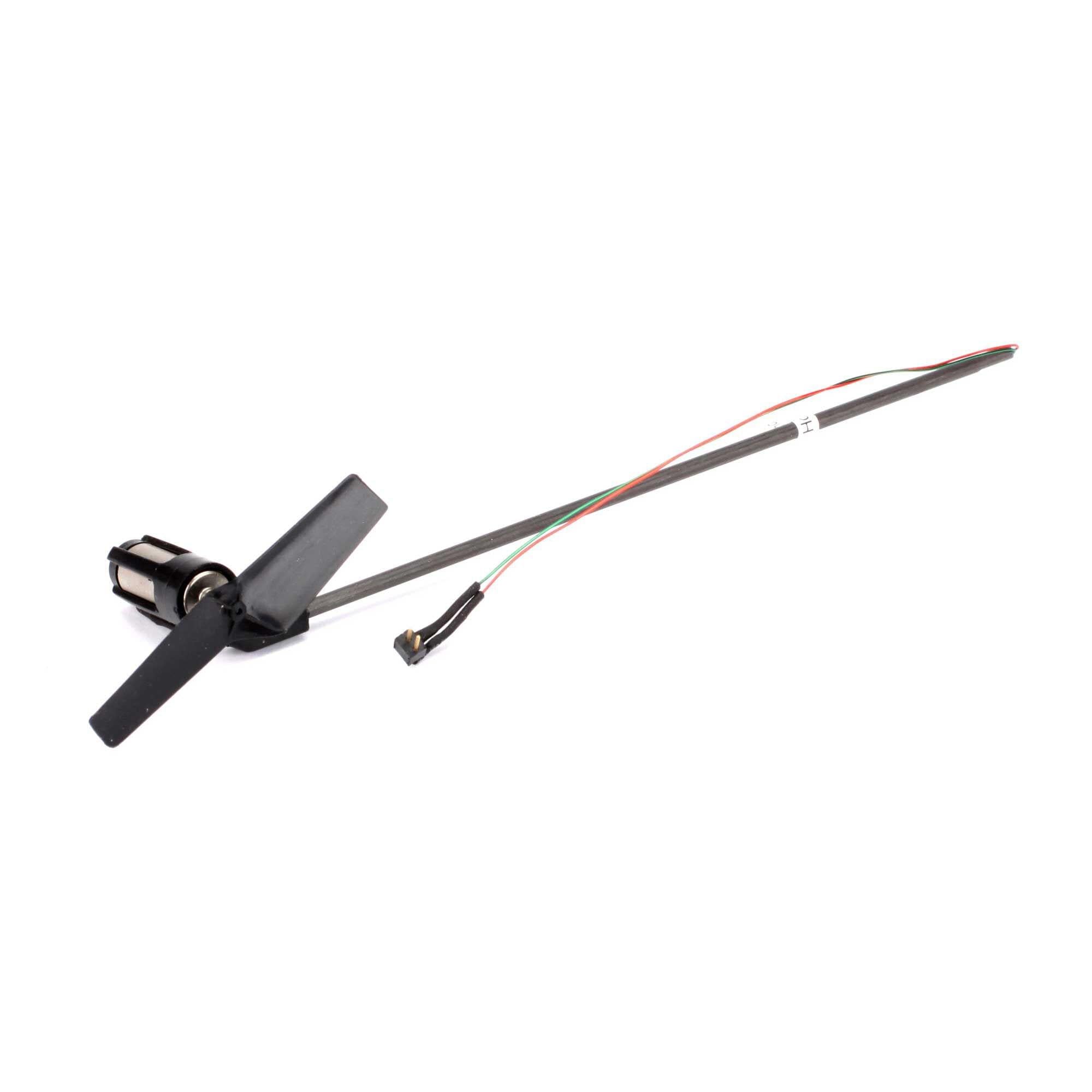 Ensemble de poutre de queue avec moteur/rotor/support de queue Nano CP X - BLH3302