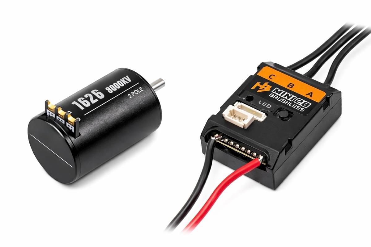 Moteur brushless Mini28 25A 1626/8000KV Absima