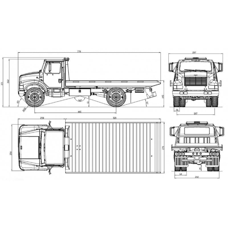 Camion de dépannage WT4 Cross RC 1/10 - CRO90100107