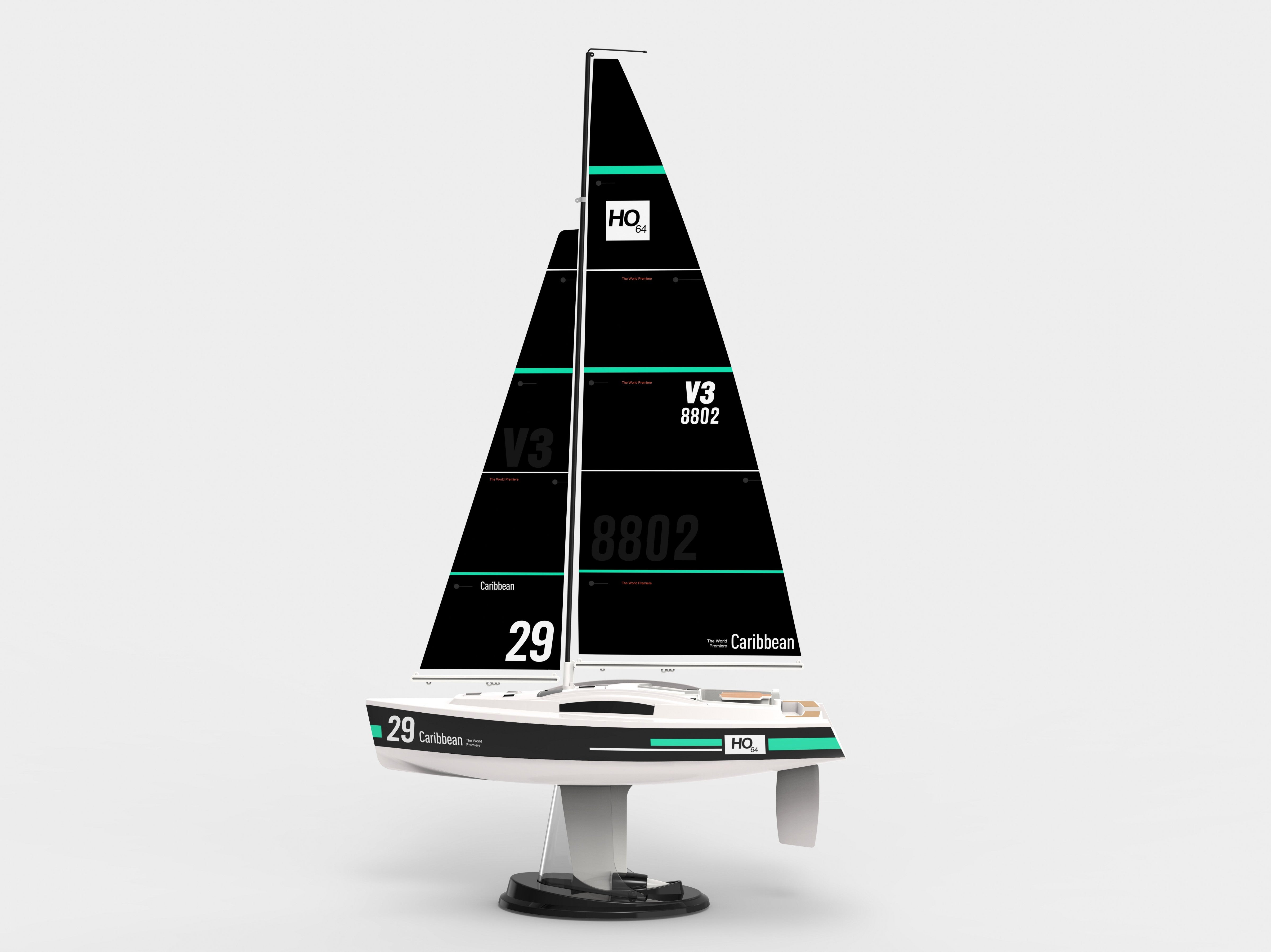 Voilier Joysway radiocommandé Caribbean V3 RTR 2.4Ghz - 8802V3