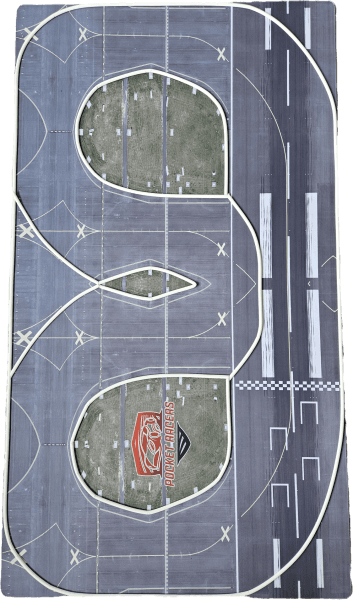 Circuit de course Pocket Racer Airfield 1/64 - 160x90cm