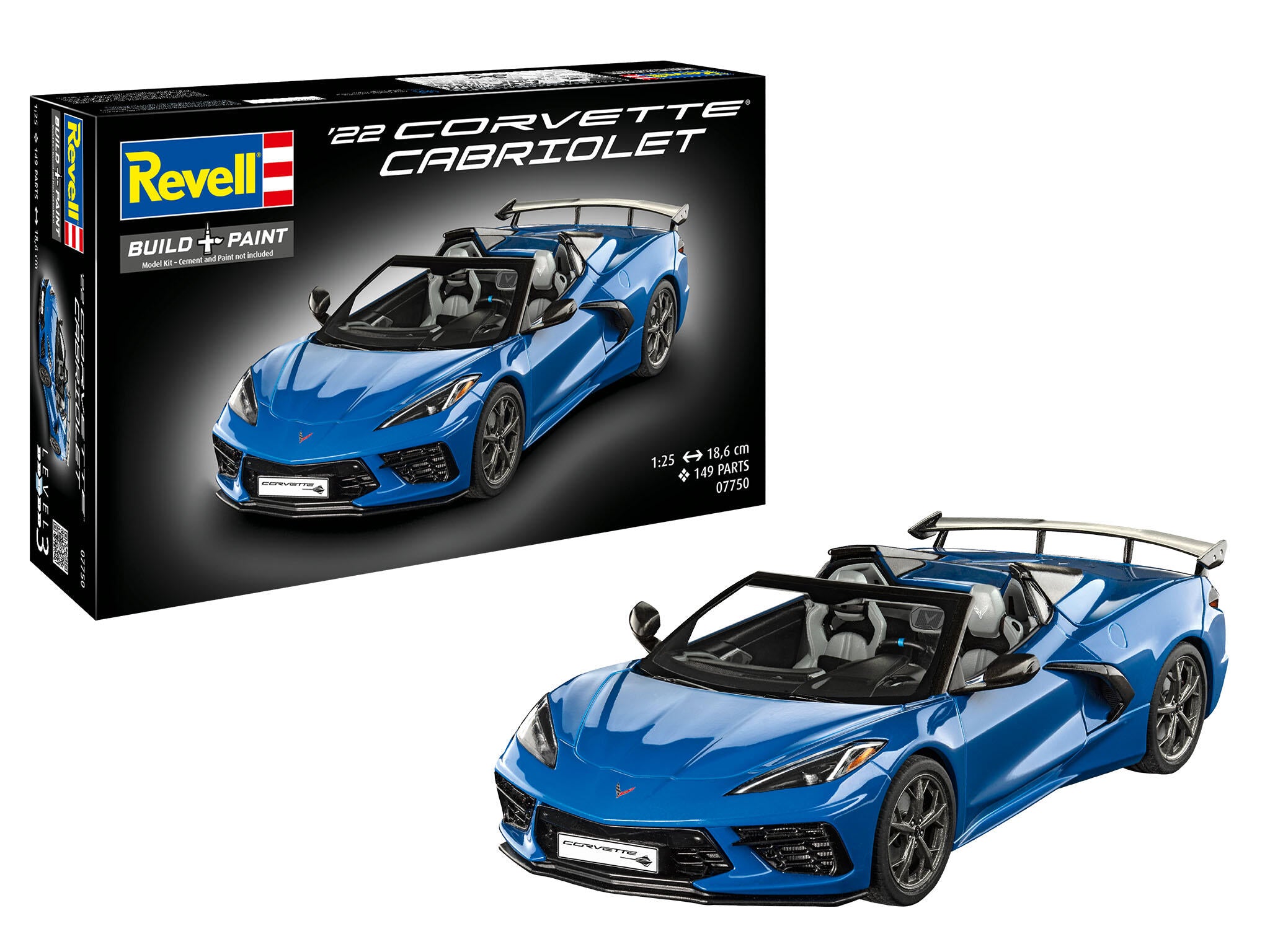 Maquette voiture Revell 07750 Corvette C8 Cabriolet
