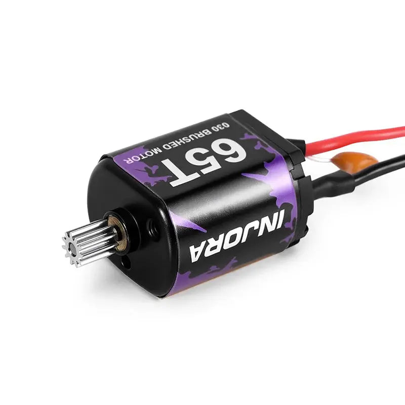 Moteur à charbon Injora 65T taille 030 pour SCX30 1/30