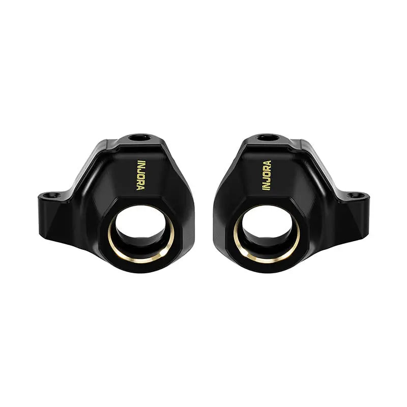 Fusées de direction en laiton noir Injora pour Axial SCX30 1/30