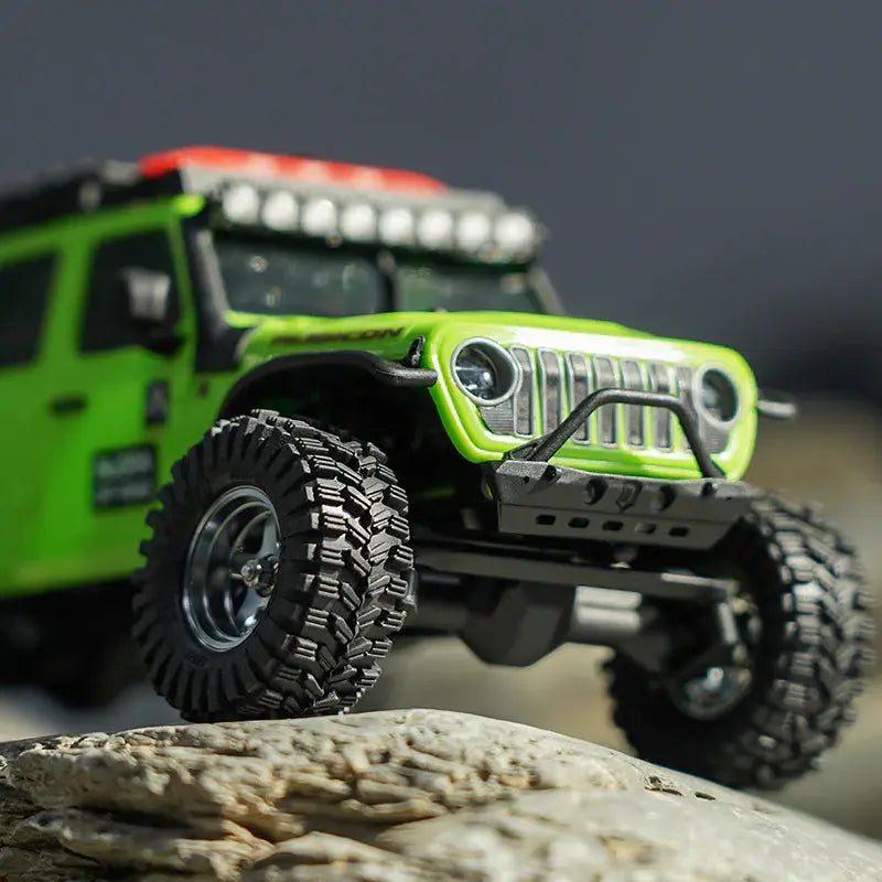 4 pneus Injora 0.7" 35*14mm King Trekker pour 1/30 SCX30