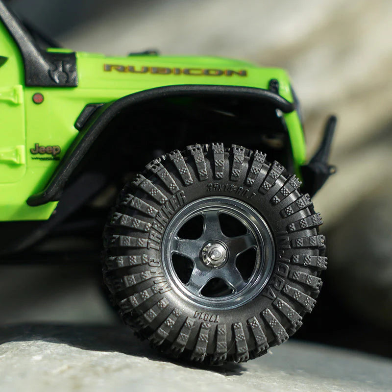 4 pneus Injora 0.7" 35*14mm King Trekker pour 1/30 SCX30