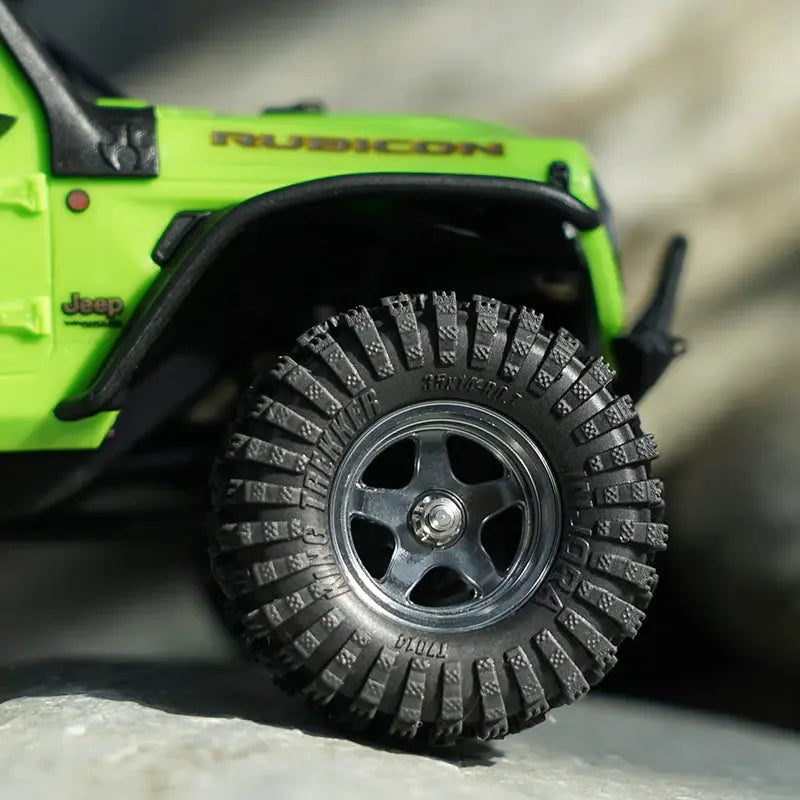 4 pneus Injora 0.7" 35*14mm King Trekker pour 1/30 SCX30