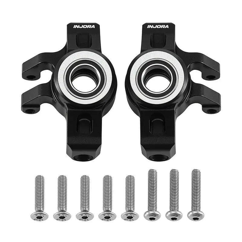 Fusées d'essieu en aluminium INJORA pour Arrma 1/14 Typhon Grom 1/18 Granite Grom