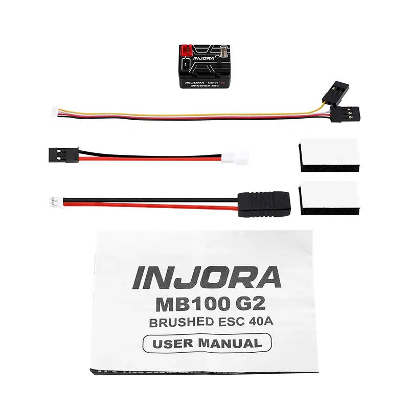 ESC brossé étanche Injora MB100 G2 40A pour crawlers 1/24 et 1/18