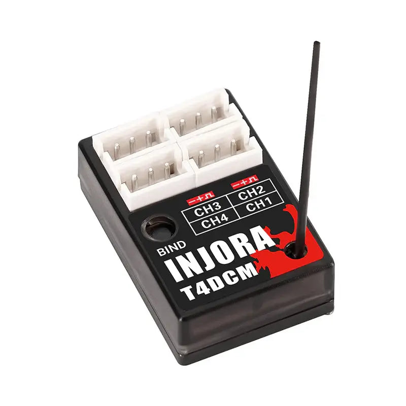 Radio + récepteur micro Injora T4DCM pour SCX30 1/30