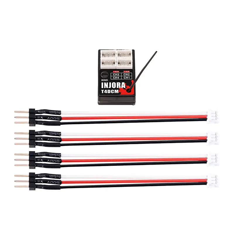 Radio + récepteur micro Injora T4DCM pour SCX30 1/30