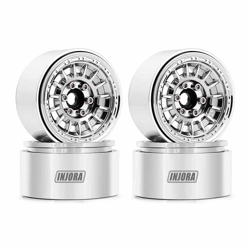 Jantes multi-rayons INJORA 1,9" en aluminium CNC pour crawler RC 1/10 - DGW-1902CH - Breizh Modélisme.