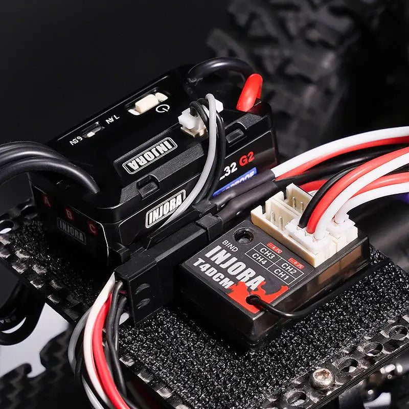 Radio + récepteur micro Injora T4DCM pour SCX30 1/30