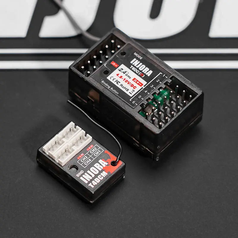 Radio + récepteur micro Injora T4DCM pour SCX30 1/30