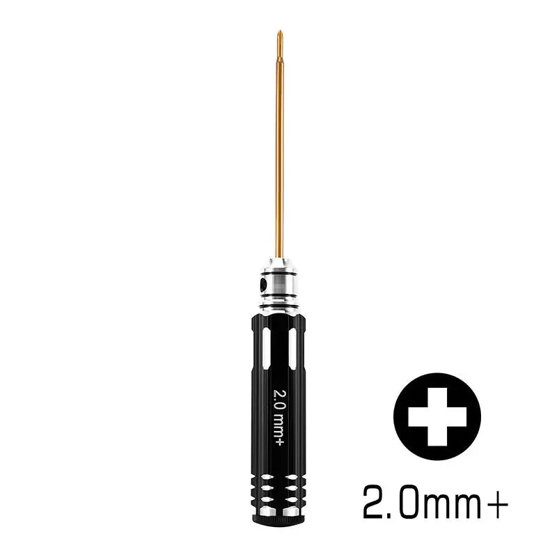 Tournevis cruciforme 2 mm + clé hexagonale 3 mm Injora pour Axial SCX30 1/30